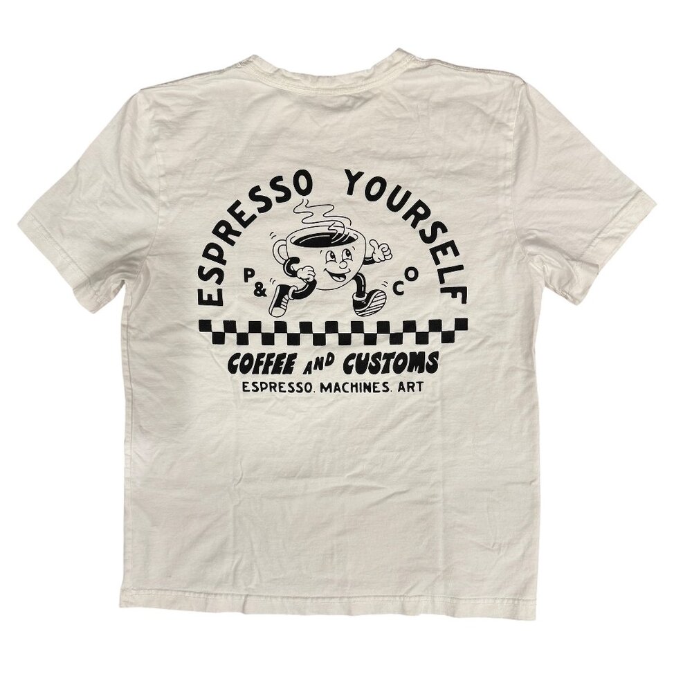 P&Co | Espresso Yourself T-Shirt - White -  Women's Size XS